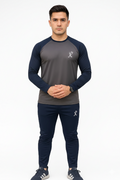 Tracksuit For summer –Drifit Navy & Gray Track Suit Full Sleeve.