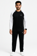 Tracksuit For summer –Drifit White & Black Track Suit Full Sleeve.
