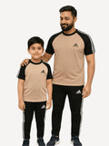 Like father like son-Black & Skin Adi Awesome Combo.