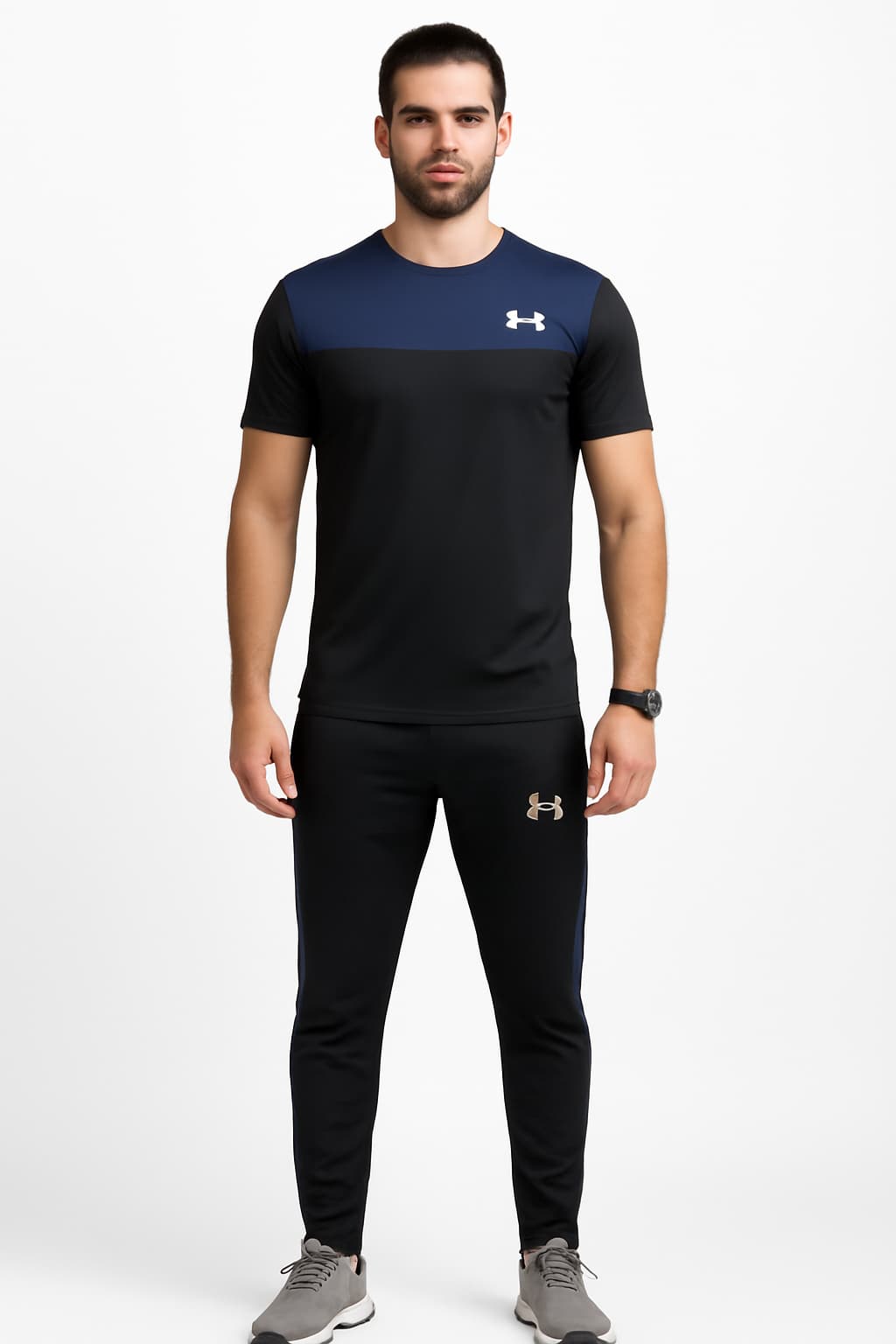 Tracksuit For summer -Navy & Black Combo