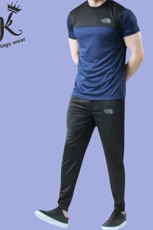 Tracksuit For summer – Black & Neavy Blue Combo #219