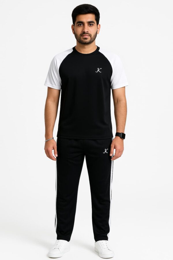 Tracksuit For summer - Black & White Combo #211