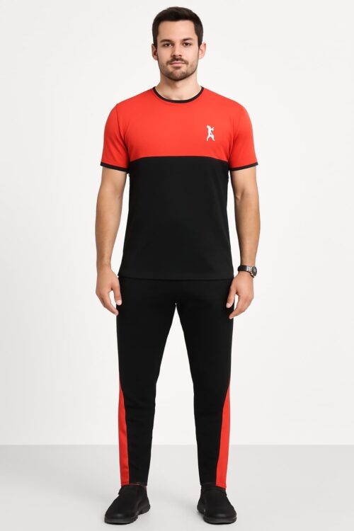Tracksuit For summer – Red & Black Combo #210