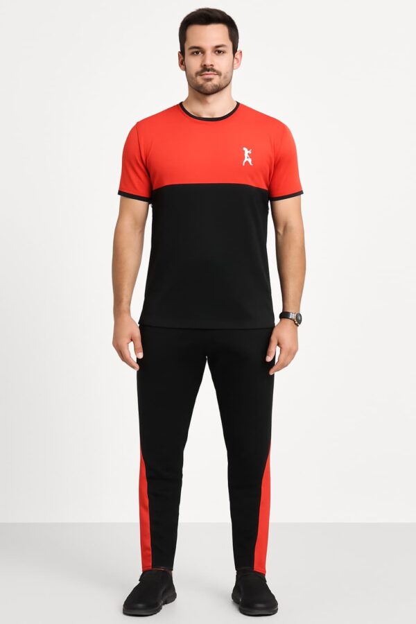 Tracksuit For summer - Red & Black Combo #210
