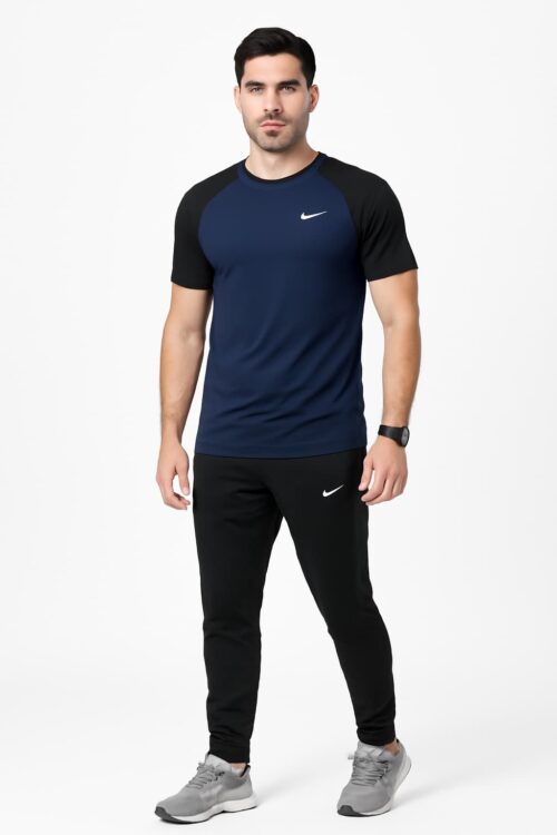 Tracksuit For summer –  Navy & Black Raglan Sleeve #205