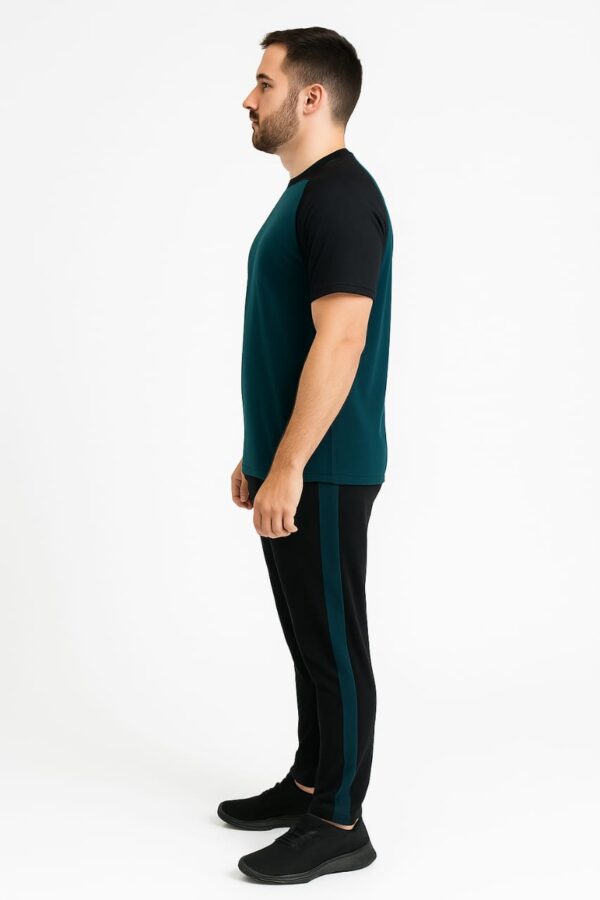 Tracksuit For summer - Zink & Black Ragaln Sleeve #226 - Image 2