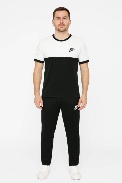 Tracksuit For summer – Black & white Combo #206