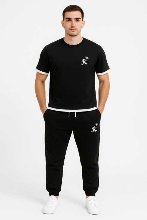 Tracksuit For summer – Black & White Bottom Combo #209