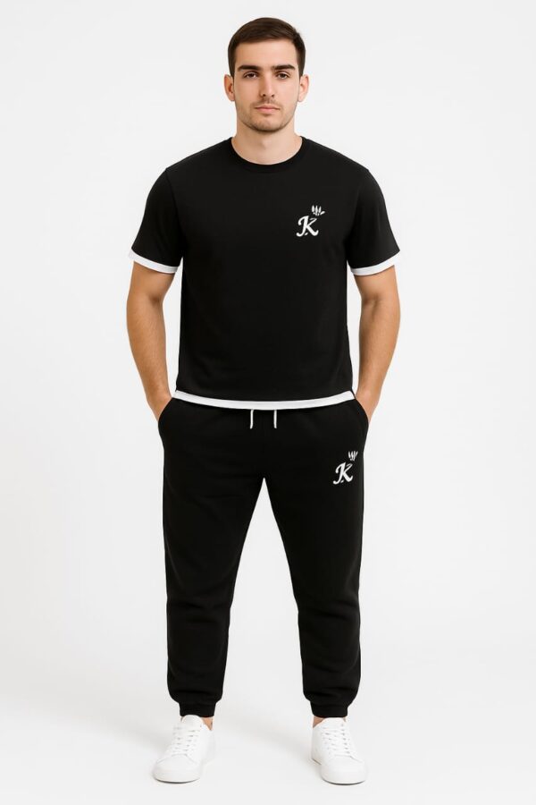 Tracksuit For summer - Black & White Bottom Combo #209