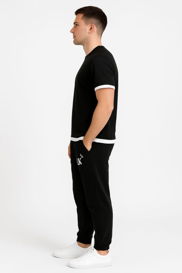 Tracksuit For summer - Black & White Bottom Combo #209 - Image 2