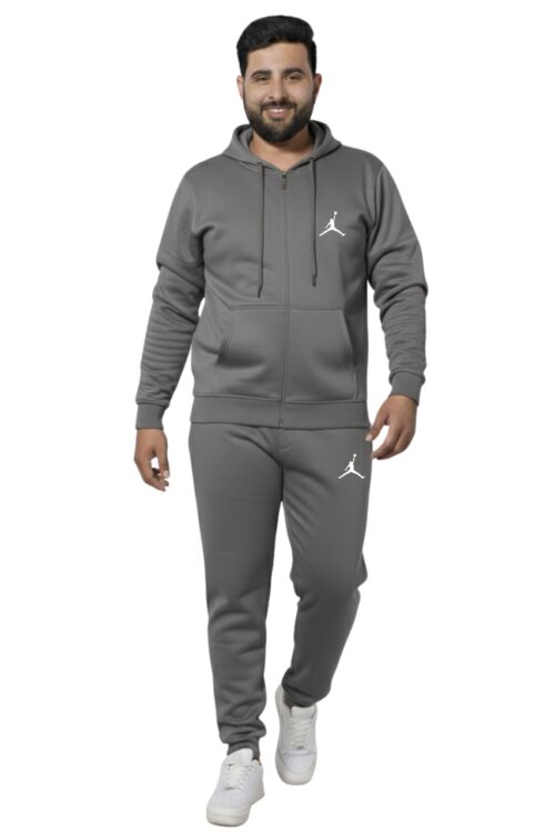 Winter Man Tracksuit Fleece – Gray Awesome Combo.
