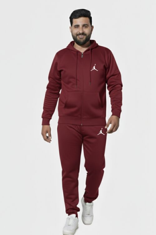 Winter Man Tracksuit Fleece – Maroon  Awesome Combo.