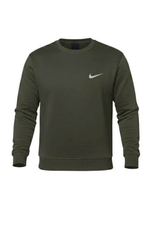 Winter Collection-Olive Green Premium Sweatshirt