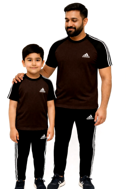 Like Father -Brown & Black Adi Awesome Combo.