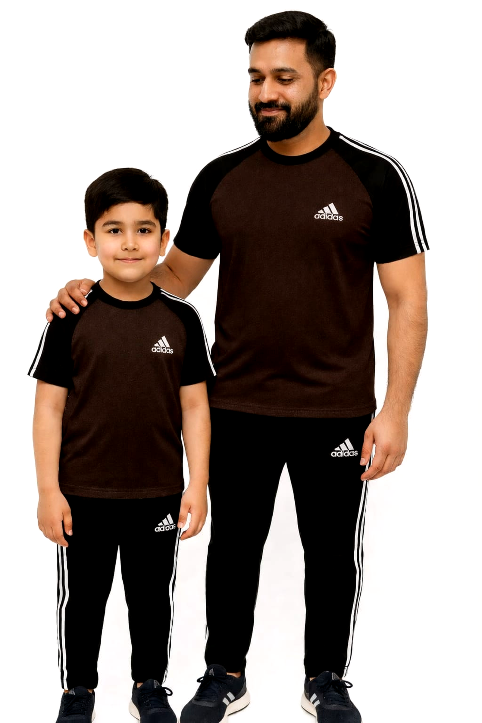 Like Father -Brown & Black Adi Awesome Combo.